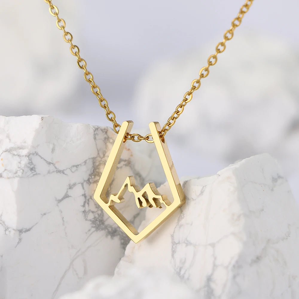 Alphina Necklace/Ring Holder - Gold